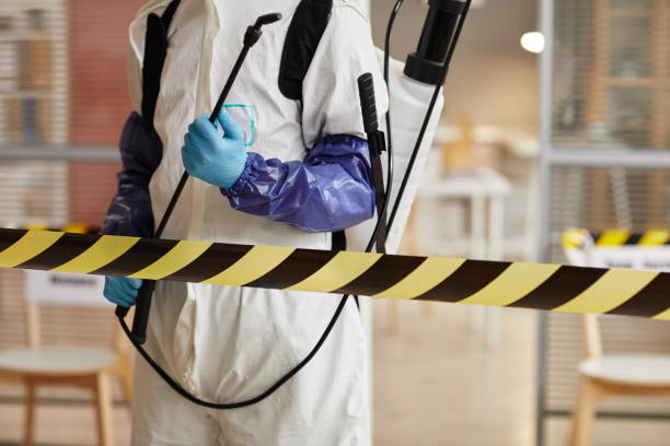 Professional Biohazard Cleanup technician working in Somerville, NJ